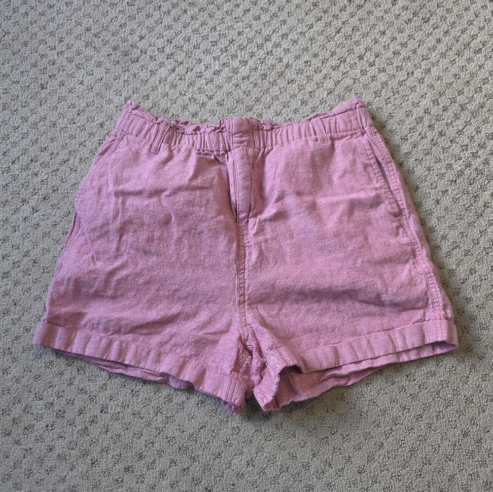 Carve designs linen and lyocell blend shorts